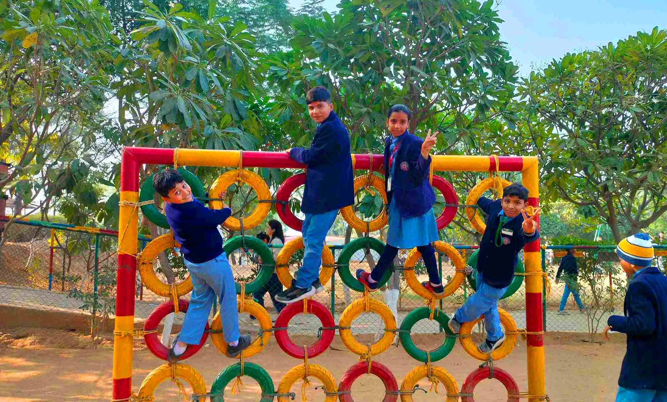 Group activities outdoors