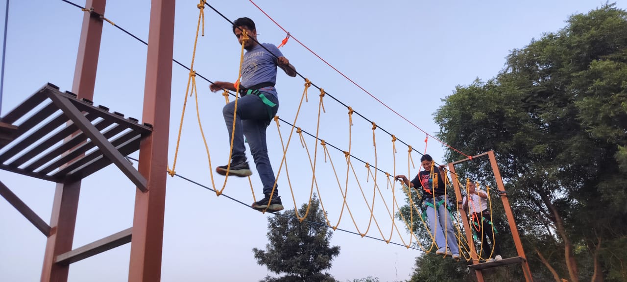Damdama Lake View from Aravalli Hills