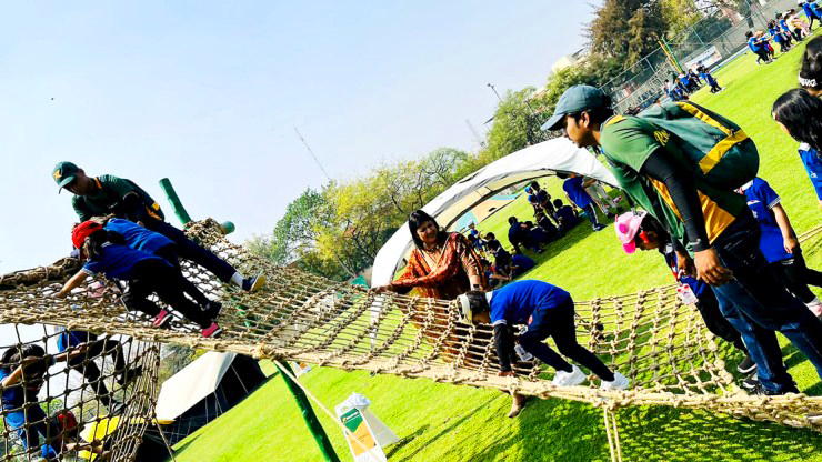 Camping at Damdama Lake Resort