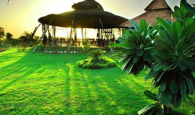 Hill View Resort Sohna - resort picnic pool near Delhi