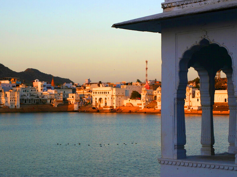 Pushkar sacred lake camel fair weekend from Delhi